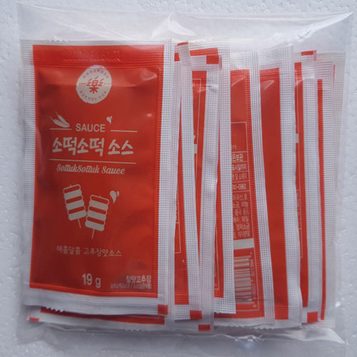 소스 - 소떡소떡 소스 (소포장 19 g x 10 팩) 70팩 묶음상품
